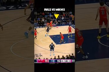 Final Seconds Comeback in Minnesota 👀 Bulls vs Wolves Ending #nba #shorts