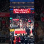 Gotta love these two #nba #jalenjohnson #dunk #hawks