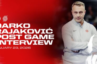 Darko Rajakovic | Post Game at Trail Blazers | January 23, 2026