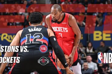 NBA Mini: Detroit Pistons vs. Houston Rockets | Extended Highlights