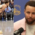 Steph Curry shows love to Kyrie Irving after wearing his shoes in game vs Mavs
