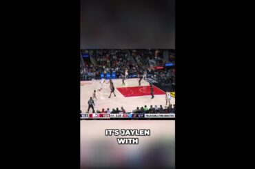 Grayson Allen's three-pointer STOLEN 😤 #Hawks #NBA #Defense
