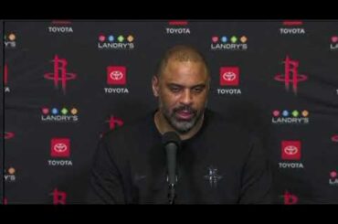 Houston Rockets Postgame: Ime Udoka talks big win over Pistons