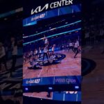 Angel Reese enjoying the entertainment at an Orlando Magic game