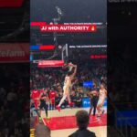 Jalen is a menace on the break #nba #hawks #jalenjohnson