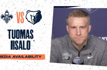 Tuomas Iisalo Press Conference | Grizzlies vs. Pelicans