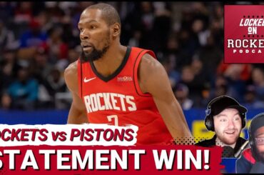 Houston Rockets STUN Detroit Pistons With Kevin Durant's FLAWLESS 32 Points & Reed Sheppard TAKEOVER