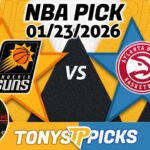 Phoenix Suns vs Atlanta Hawks Pick 1/23/26 NBA Pick Prediction
