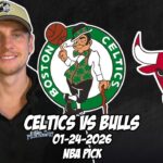 Boston Celtics vs Chicago Bulls 1/24/26 NBA Free Picks & Prediction | NBA Betting Tips