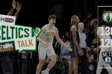POSTGAME POD: Hugo Gonzalez’s miracle clutch three lifts Celtics to double-OT win in Brooklyn