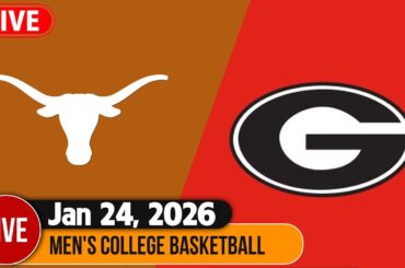 [⁌LIVE] Texas vs Georgia Jan/24/2026 | Men's College Basketball | NCAAM Today
