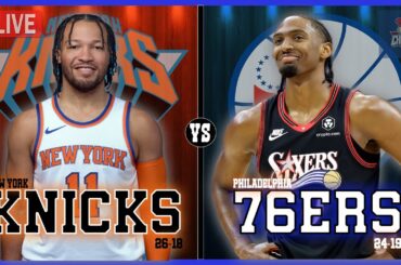 New York Knicks VS Philadelphia 76ers LIVE Play-By-Play | Pre and Post Game Coverage!