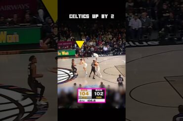 Thrilling Ending in Brooklyn 👀 Celtics vs Nets #nba #basketball #bball #nets #celtics