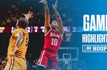 Nebraska at Minnesota | HIGHLIGHTS | Big Ten Basketball | 01/24/2026