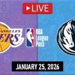 NBA LIVE! Los Angeles Lakers vs Dallas Mavericks | Jan. 25, 2026 | Mavs vs Lakers NBA LIVE 2K26