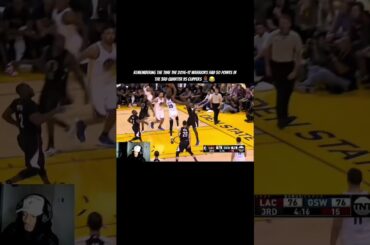 #nba #basketball #shorts Golden State Warriors score 50 points in 3rd Quarter vs Clippers