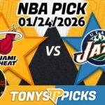 Miami Heat vs. Utah Jazz Pick 1/24/26 NBA Pick Prediction