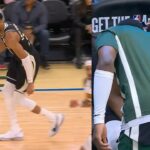 Giannis limps off after scary non-contact injury vs Nuggets and Thanasis hugs him