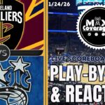 🔴LIVE - Cleveland Cavaliers vs Orlando Magic - Play-By-Play & Reactions (1/24/26)