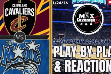 🔴LIVE - Cleveland Cavaliers vs Orlando Magic - Play-By-Play & Reactions (1/24/26)