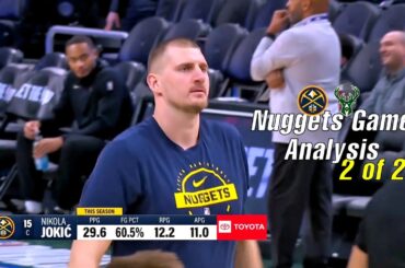 NBA Nuggets Edge Bucks 102-100 Short-Handed Denver Stuns Milwaukee! Part 2 of 2