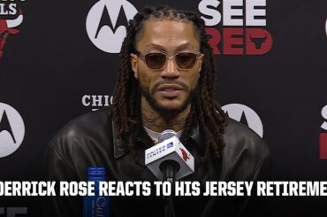 Derrick Rose discusses what it means to have his jersey retired by the Chicago Bulls | NBA on ESPN