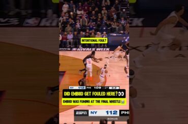 Embiid LOST IT on the FINAL PLAY😭