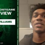 Amari Williams on playing vs Nets on short notice | Celtics vs Nets Postgame Interview