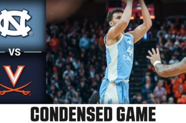 North Carolina vs. Virginia Condensed Game | 2025-26 ACC Men's Basketball