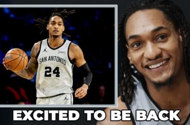 Devin Vassell on Making His Return from Injury on Sunday vs. New Orleans