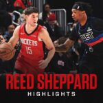 Reed Sheppard (18 points) Highlights vs. Detroit Pistons