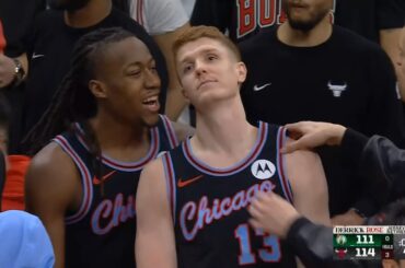 Kevin Huerter GAME WINNER vs Celtics on Derrick Rose jersey retirement night