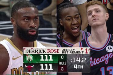 Final 5:45 WILD ENDING Celtics at Bulls 🔥 🌹 | January 24, 2026