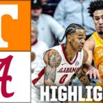 Tennessee Volunteers vs. Alabama Crimson Tide | Full Game Highlights | ESPN College Basketball
