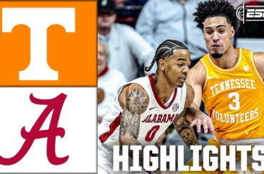Tennessee Volunteers vs. Alabama Crimson Tide | Full Game Highlights | ESPN College Basketball