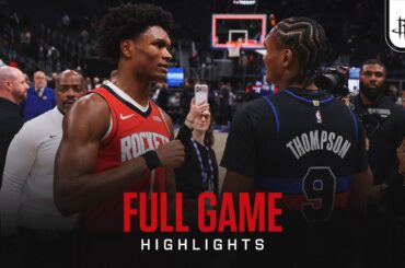 Houston Rockets Highlights vs. Detroit Pistons