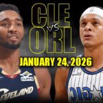 Cleveland Cavaliers vs Orlando Magic Full Game Highlights – January 24, 2026 | NBA Season