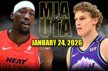 Miami Heat vs Utah Jazz Full Game Highlights – January 24, 2026 | NBA Season