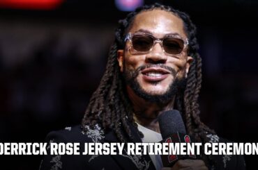 Derrick Rose’s Chicago Bulls Jersey Retirement Ceremony | NBA on ESPN