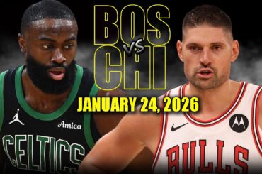 Boston Celtics vs Chicago Bulls Full Game Highlights – January 24, 2026 | NBA Season