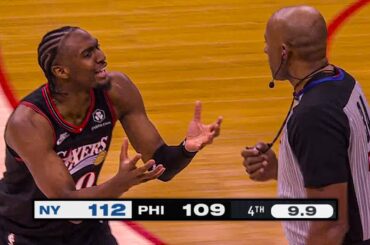 CONTROVERSIAL ENDING 😱 Knicks vs 76ers | January 24, 2026