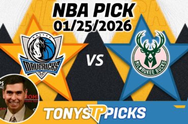 Dallas Mavericks vs. Milwaukee Bucks Pick 1/25/26 NBA Pick Prediction