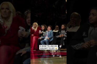 D Rose's son couldn't help it 🥹