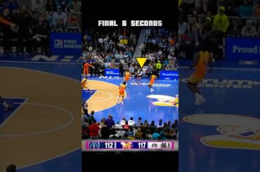 This Three Gave Them A Short-Lived Hope 😶‍🌫️ Final 6 Seconds Wizards vs Hornets #nba #shorts