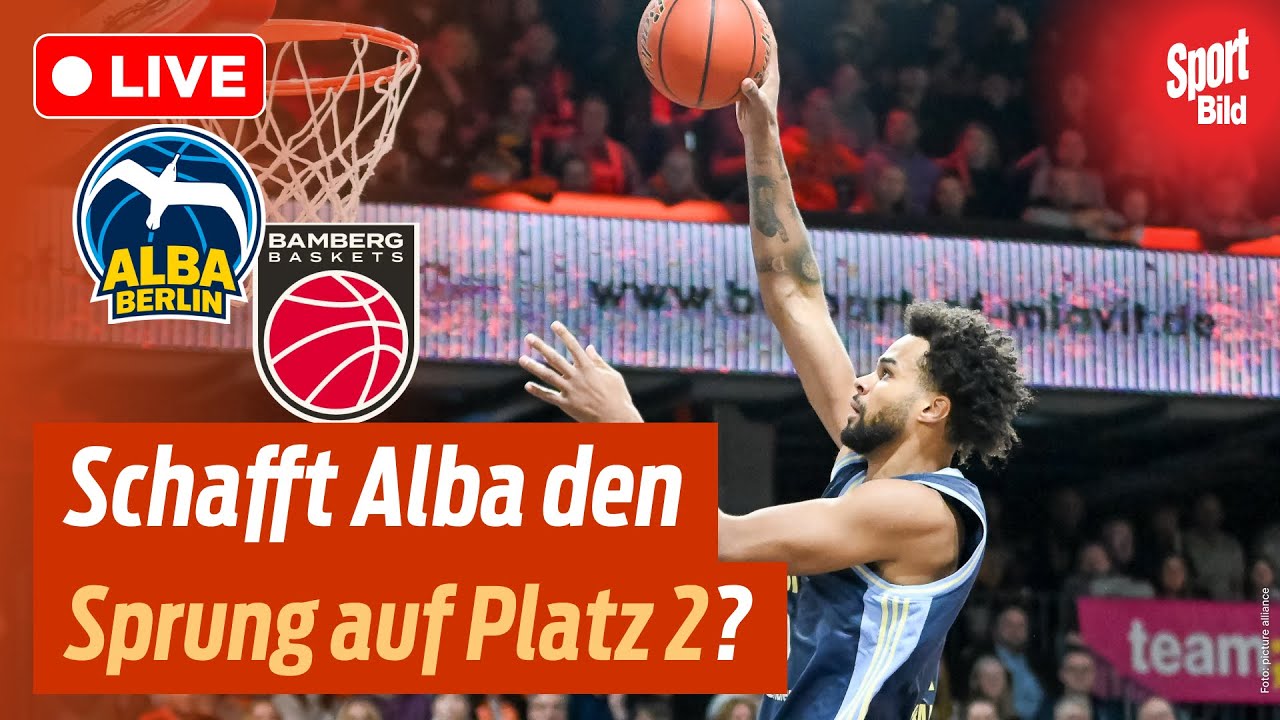 🔴 Basketball Live: Alba Berlin – Bamberg Baskets | Basketball-Bundesliga 2025/26