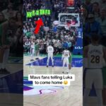 Mavs fans want Luka back 👀