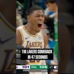 The last 2 minutes of Lakers-Mavs was WILD #NBA