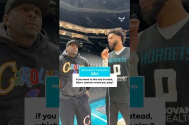 asking the important questions to @CarolinaPanthers  legend Thomas Davis 👀