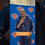 the knicks brotherhood 🤝🧡💙 #nba #nyknicks