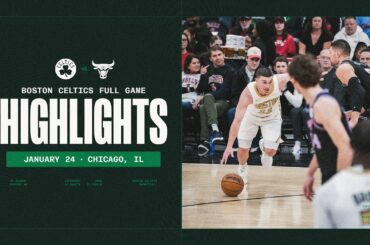 Boston Celtics fall 114-111 to Chicago Bulls at the United Center | Extended Highlights
